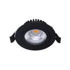 LED inclinable Spot Noir 6W 550lm - 930 | Diamètre 75mm - IP54 - Meilleur rendu de couleur 